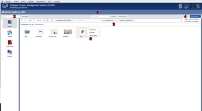 Screenshot 1 - Medienverwaltung - Bilder