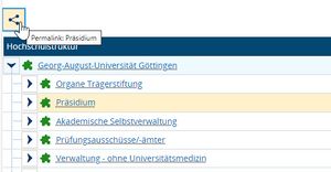 Das Startseitentemplate im Seitenbaum besteht aus der Hauptseite und einem untergeordneten Container.